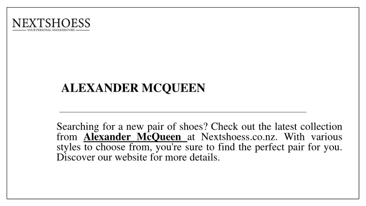 alexander mcqueen