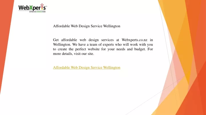 affordable web design service wellington