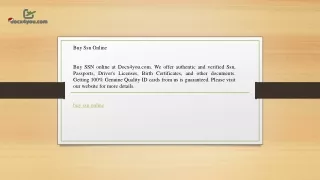 Buy Ssn Online  Docx4you.com