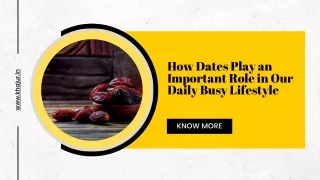 How Dates Play an Important Role in Our Daily Busy Lifestyle