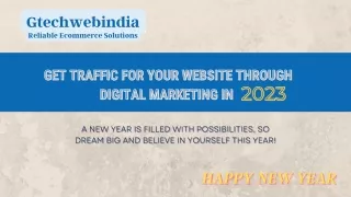 Get Traffic for Your Website Through Digital Marketing in 2023