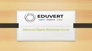 Advanced Digital Marketing Course