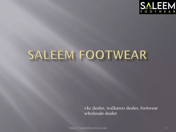 saleem footwear