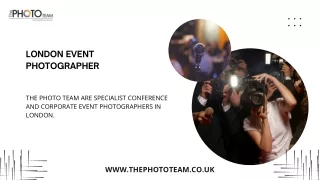 London Event Photographer