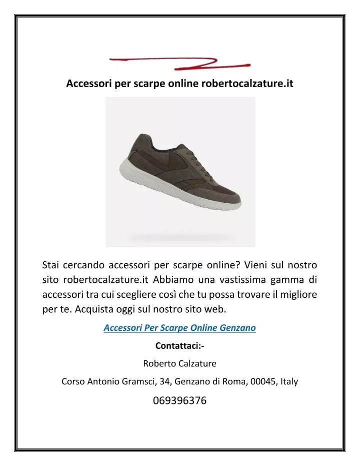 accessori per scarpe online robertocalzature it