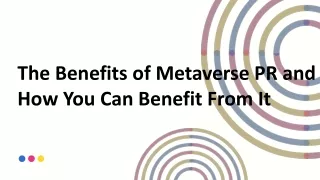 the benefits of metaverse