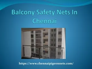 Balcony Safety Nets In Chennai - Pigeon Nets for Balconies in Chennai