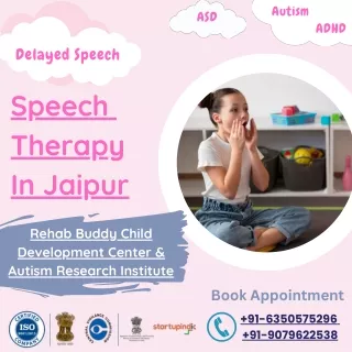 Speech Therapy in Jaipur - Call Now 8619444026