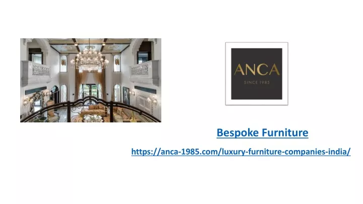 bespoke furniture