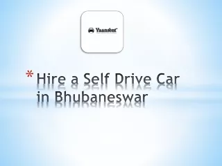 Hire a Self Drive Car in Bhubaneswar