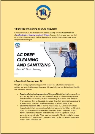 4 Benefits of Cleaning Your AC Regularly
