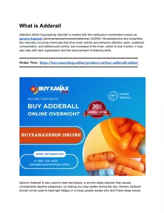 Buy Adderall Online Overnight Delivery in USA