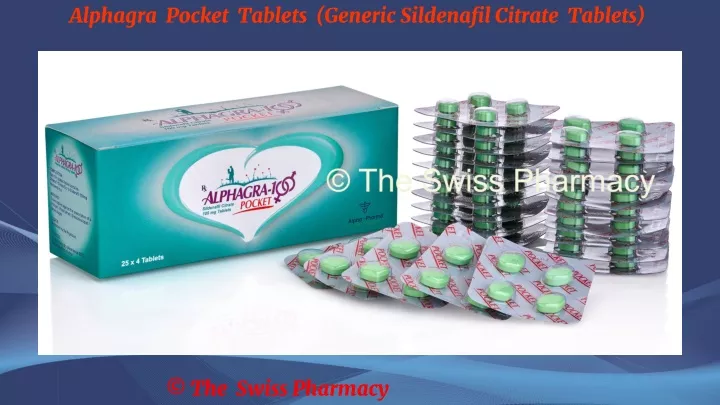 alphagra pocket tablets generic sildenafil