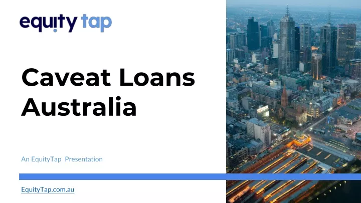 caveat loans australia