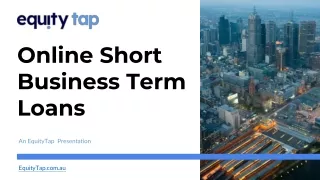 Online Short Business Term Loans