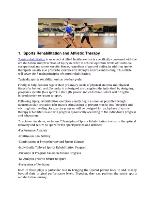 Sports Rehabilitation and IASTM  Courses