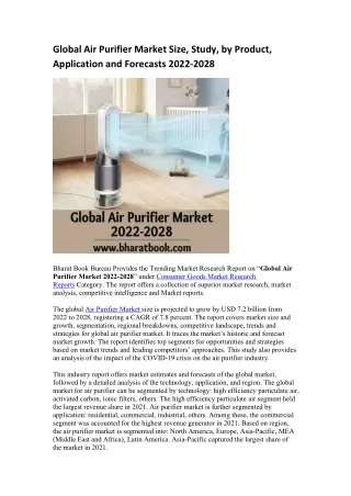 global air purifier market size study by product
