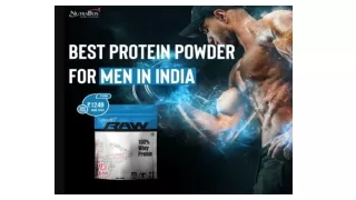 Best Protein Powder for Men in India 2023 - Nutrabox