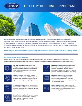 healthy buildings program