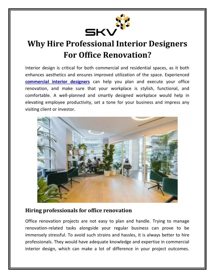why hire professional interior designers