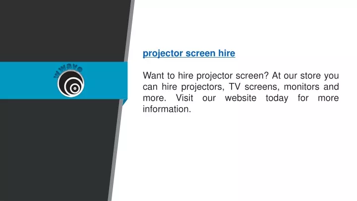 projector screen hire want to hire projector