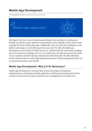 skydigitaltech.com-Mobile App Development