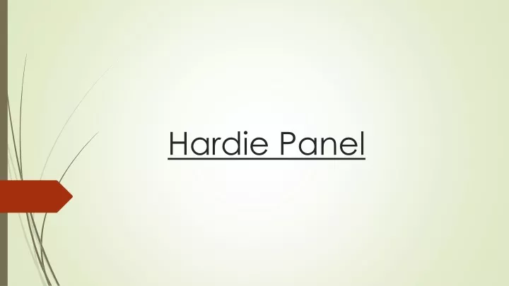 hardie panel