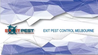 exit pest control melbourne