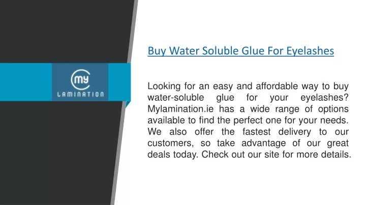 buy water soluble glue for eyelashes