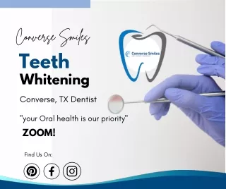 Zoom Teeth Whitening Treatment San Antonio, TX