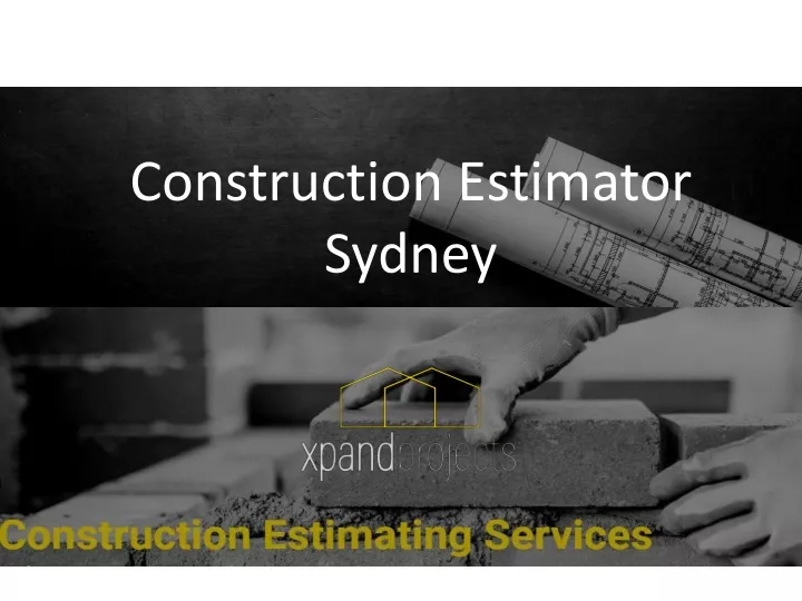 construction estimator sydney