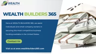 Personal Loan in USA | Wealth Builders 365