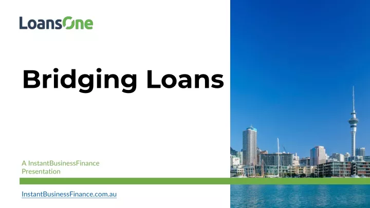 bridging loans