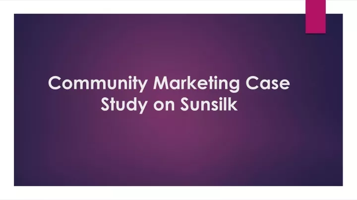 case study on product life cycle of sunsilk