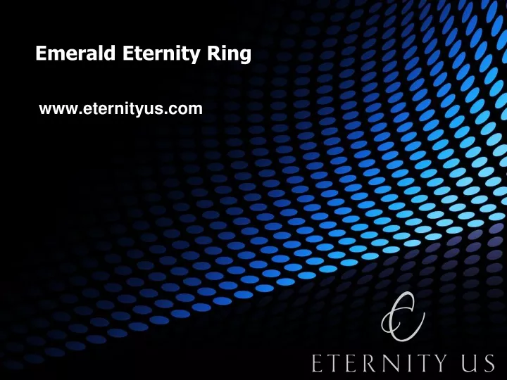 emerald eternity r ing