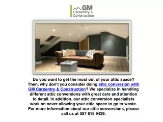 do you want to get the most out of your attic