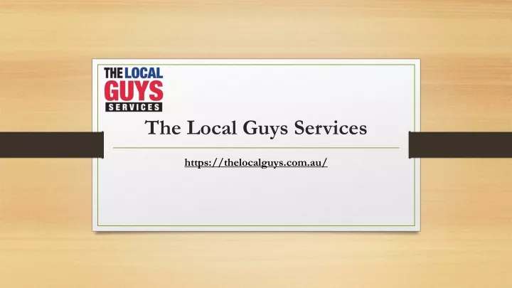 the local guys services