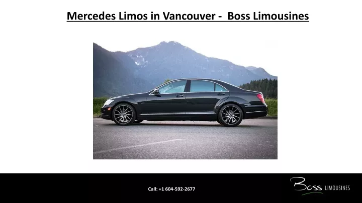 mercedes limos in vancouver boss limousines