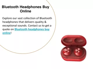 Bluetooth Headphones Buy Online