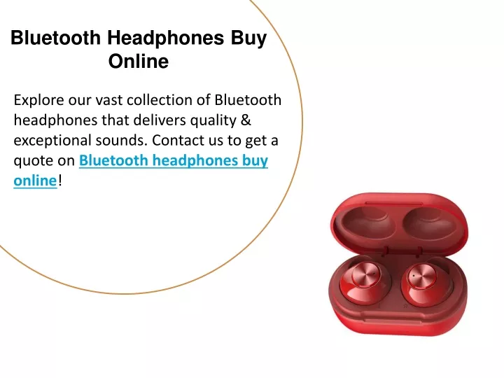 bluetooth headphones buy online