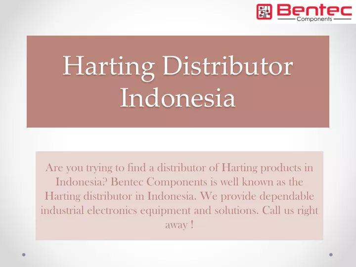 harting distributor indonesia