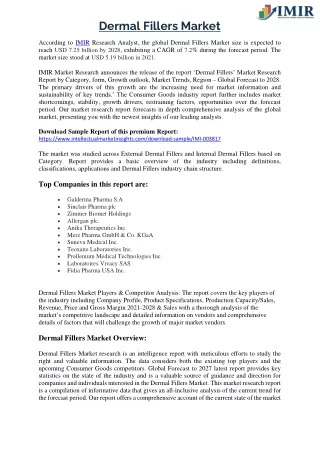 dermal fillers market