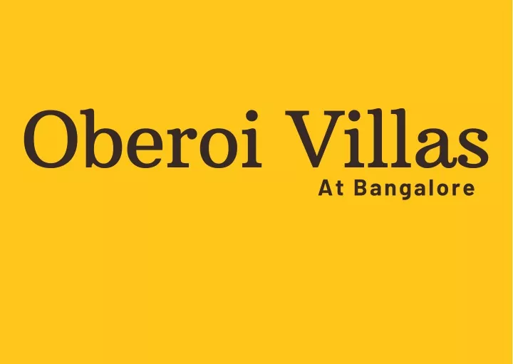 oberoi villas