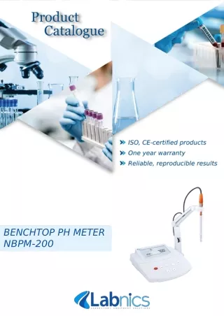 benchtop ph meter nbpm 200