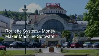 roulette system money maker machine software