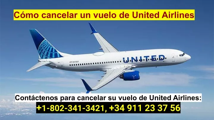 c mo cancelar un vuelo de united airlines