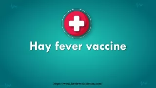 hay fever vaccine
