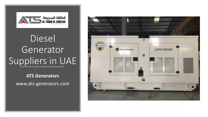 diesel generator suppliers in uae