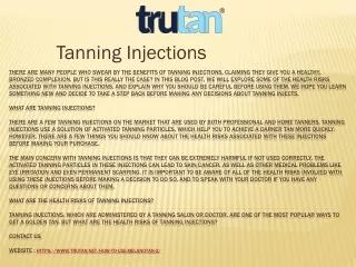 tanning injections