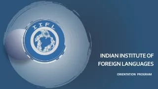indian institute of foreign languages